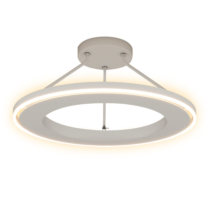 Round 2000W Heater with LED Light & Wi-Fi
