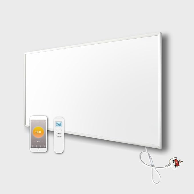 Framed Infrared Panel 900 x 600mm 580W – Wi-Fi Thermostat