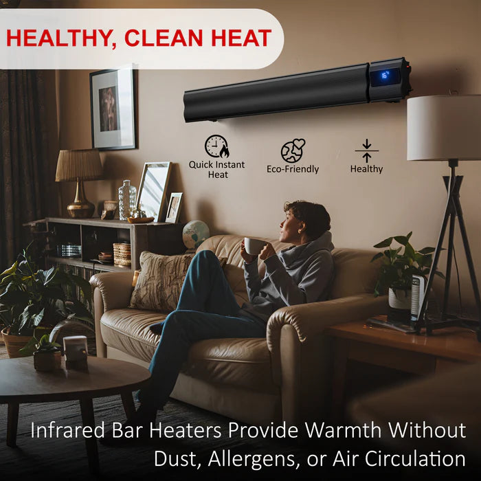 3000W | Built-in Thermostat | Wi-Fi & Remote Control