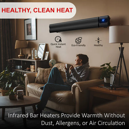 3000W | Built-in Thermostat | Wi-Fi & Remote Control