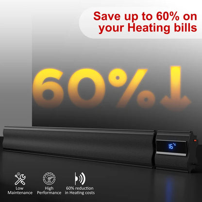 3000W | Built-in Thermostat | Wi-Fi & Remote Control
